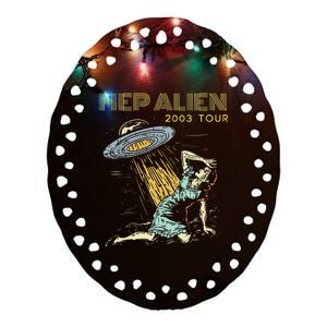 Hep Alien Band Pop Culture Ceramic Oval Ornament