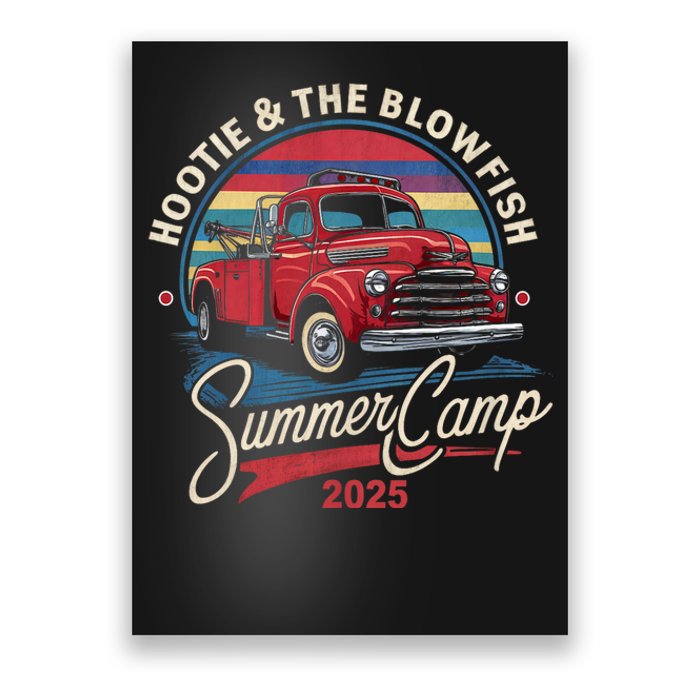 Hootie And Blowfish 2025 Summer Camp Truck Vintage Poster