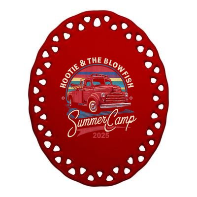 Hootie And Blowfish 2025 Summer Camp Truck Vintage Ceramic Oval Ornament