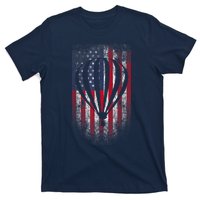 Hot Air Balloon Vintage USA Flag T-Shirt