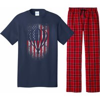 Hot Air Balloon Vintage USA Flag Pajama Set