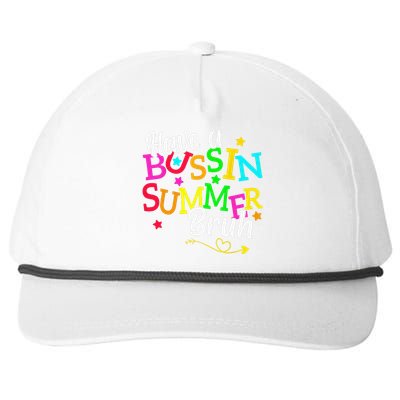 Have A Bussin Summer Bruh Snapback Five-Panel Rope Hat