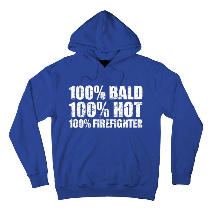 Hot And Bald Firefighter For Fire Gift Hoodie