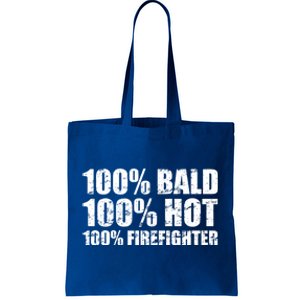 Hot And Bald Firefighter For Fire Gift Tote Bag