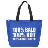 Hot And Bald Firefighter For Fire Gift Zip Tote Bag