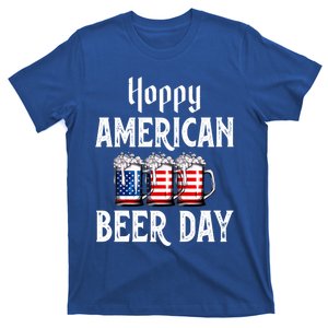 Hoppy American Beer Day Usa Flag Beer Lover Craft Brewer Cool Gift T-Shirt