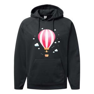 Hot Air Balloon Ride Festival Performance Fleece Hoodie