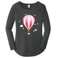 Hot Air Balloon Ride Festival Women's Perfect Tri Tunic Long Sleeve Shirt