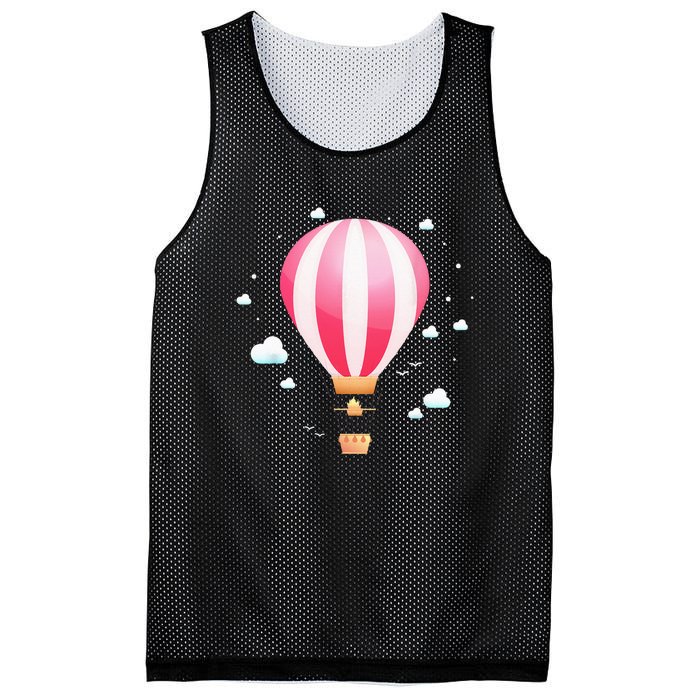 Hot Air Balloon Ride Festival Mesh Reversible Basketball Jersey Tank