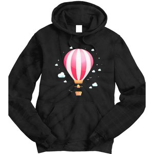 Hot Air Balloon Ride Festival Tie Dye Hoodie