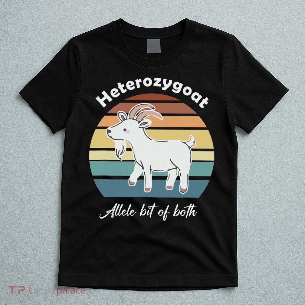 Heterozygoat Alele Bit Of Both Retro Funny T-Shirt