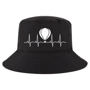 Hot Air Balloon Pilot Aviator Heartbeat Cool Comfort Performance Bucket Hat