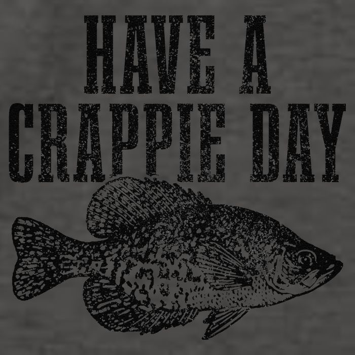 Have A Crappie Day Funny Crappie Fishing Fisherman Fish Vector Backpack