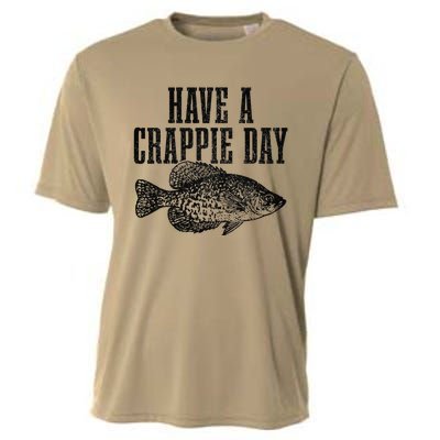 Have A Crappie Day Funny Crappie Fishing Fisherman Fish Cooling Performance Crew T-Shirt