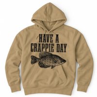 Have A Crappie Day Funny Crappie Fishing Fisherman Fish Hoodie