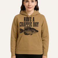 Have A Crappie Day Funny Crappie Fishing Fisherman Fish Hoodie