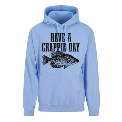 Have A Crappie Day Funny Crappie Fishing Fisherman Fish Unisex Surf Hoodie