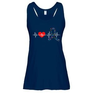 Heartbeat All Cancer Matters Awareness Day Warrior Ladies Essential Flowy Tank