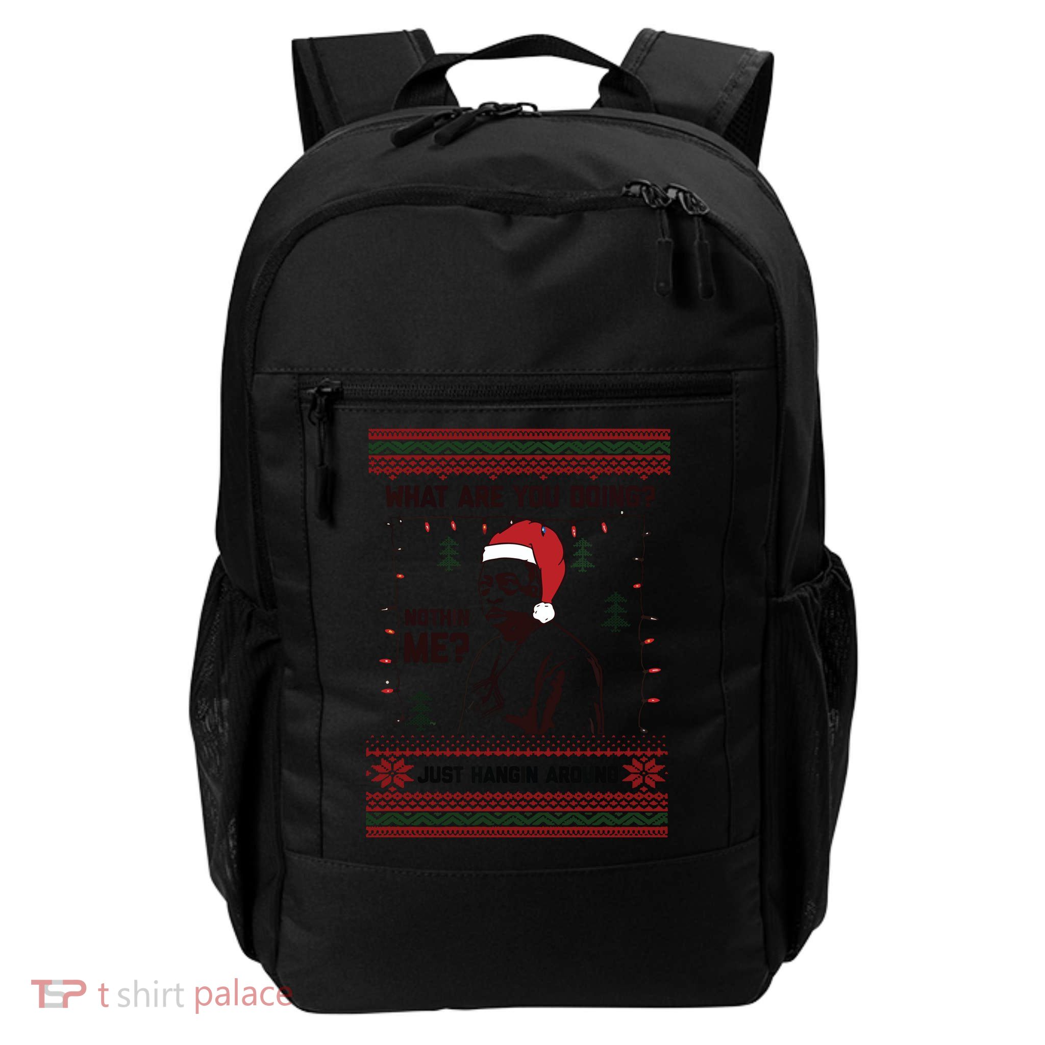 Hanging Around Christmas Sweater Beetlejuice Daily Commute Backpack