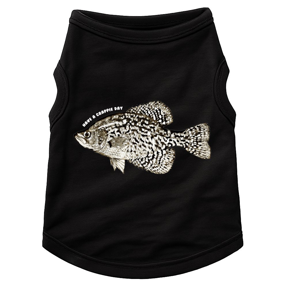 Have A Crappie Day Fishing Cool Gift Doggie Tank
