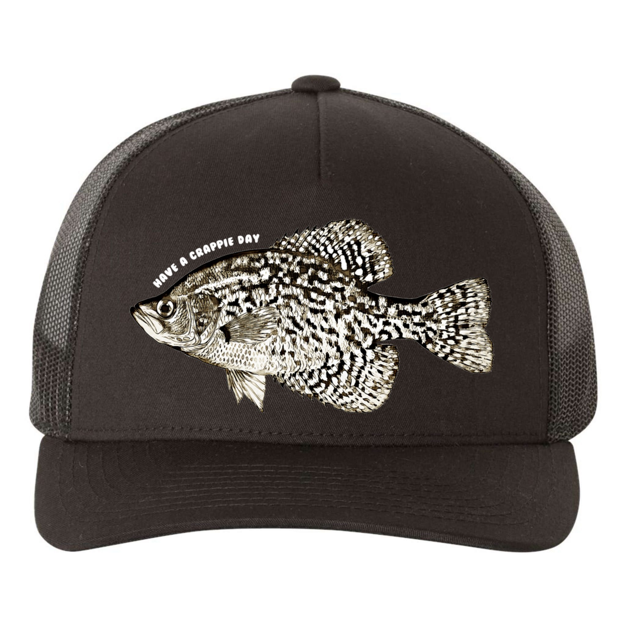 Have A Crappie Day Fishing Cool Gift Yupoong Adult 5-Panel Trucker Hat