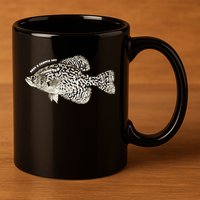 Have A Crappie Day Fishing Cool Gift 11oz C Handle Ceramic Mug