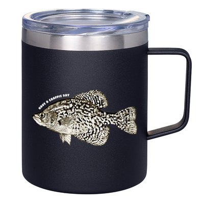 Have A Crappie Day Fishing Cool Gift 12oz Stainless Steel Coffee Mug