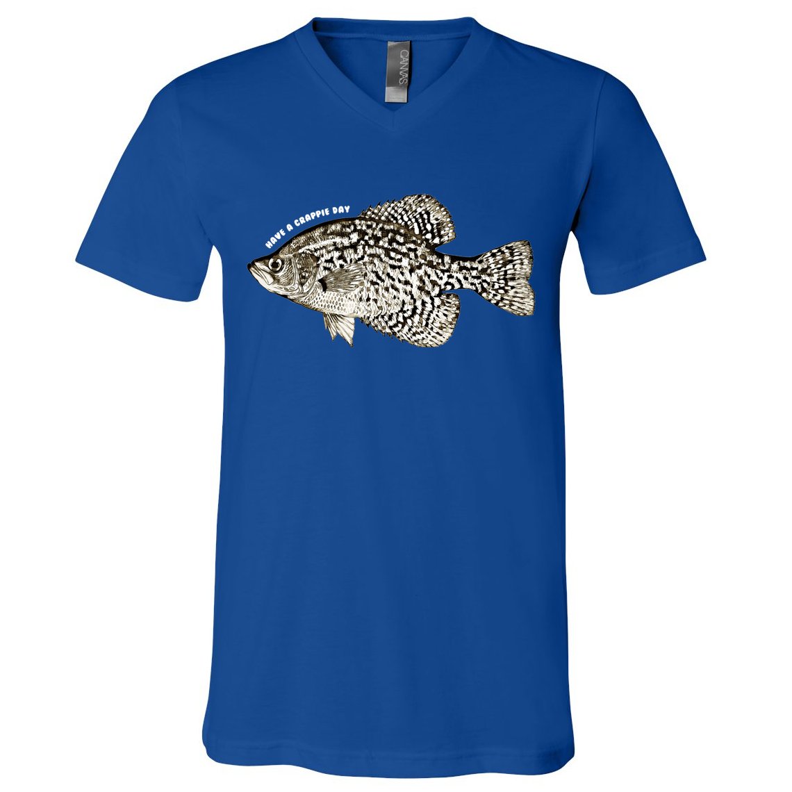 Have A Crappie Day Fishing Cool Gift V-Neck T-Shirt
