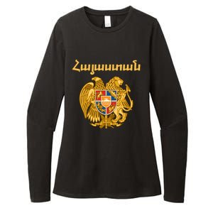 Hayastan Aria Coat Of Arms Cool Gift Arian Emblem Souvenir Gift Womens CVC Long Sleeve Shirt