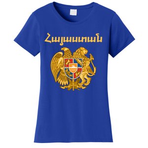 Hayastan Aria Coat Of Arms Cool Gift Arian Emblem Souvenir Gift Women's T-Shirt