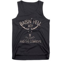 Hippies And Cow Western Cowhide Cow Tank Top