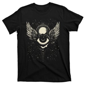 Harajuku Alt Clothing Weirdcore Grunge Punk Creepy Eyeball T-Shirt