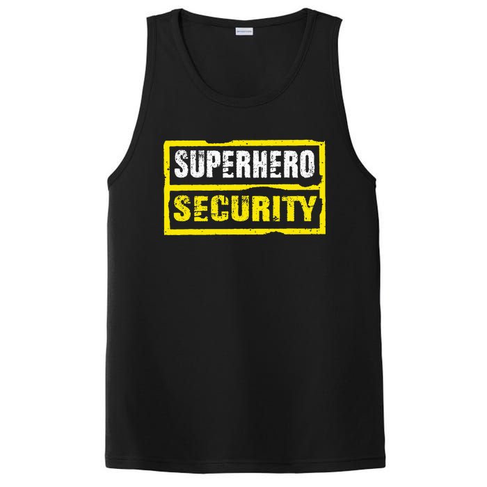 Halloween Adult Costume Superhero Security Dad Mom PosiCharge Competitor Tank