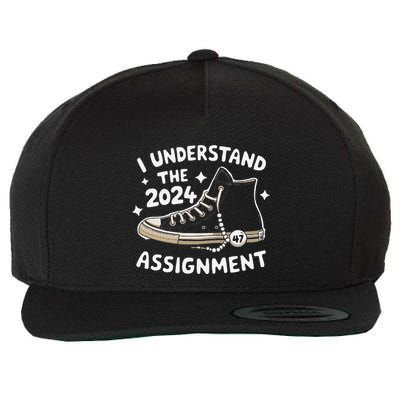 Harris A Campaign In Chucks And Pearls Wool Snapback Cap