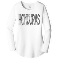 Honduras Art Concept Honduran Landscape HondureñO Women's Perfect Tri Tunic Long Sleeve Shirt