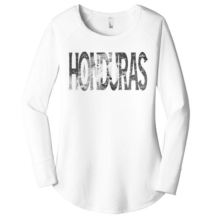 Honduras Art Concept Honduran Landscape HondureñO Women's Perfect Tri Tunic Long Sleeve Shirt