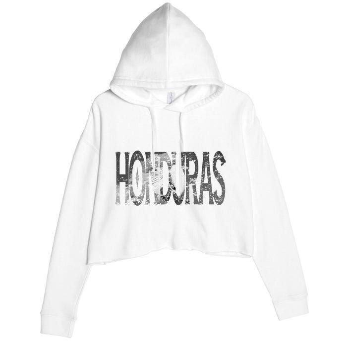 Honduras Art Concept Honduran Landscape HondureñO Crop Fleece Hoodie