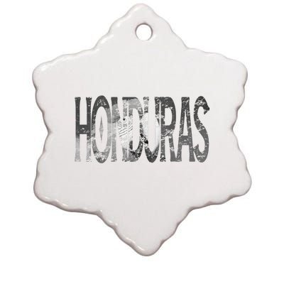 Honduras Art Concept Honduran Landscape HondureñO Ceramic Star Ornament