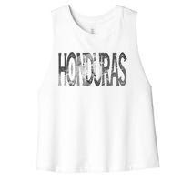 Honduras Art Concept Honduran Landscape HondureñO Women's Racerback Cropped Tank