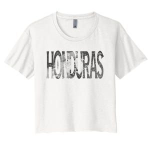 Honduras Art Concept Honduran Landscape HondureñO Women's Crop Top Tee