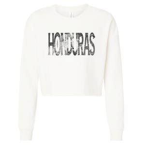 Honduras Art Concept Honduran Landscape HondureñO Cropped Pullover Crew