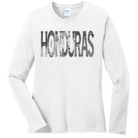 Honduras Art Concept Honduran Landscape HondureñO Ladies Long Sleeve Shirt