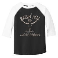 Hippies And Cow Western Cowhide Cow Toddler Fine Jersey T-Shirt