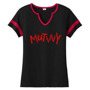 Halt And Catch Fire Mutiny Ladies Halftime Notch Neck Tee