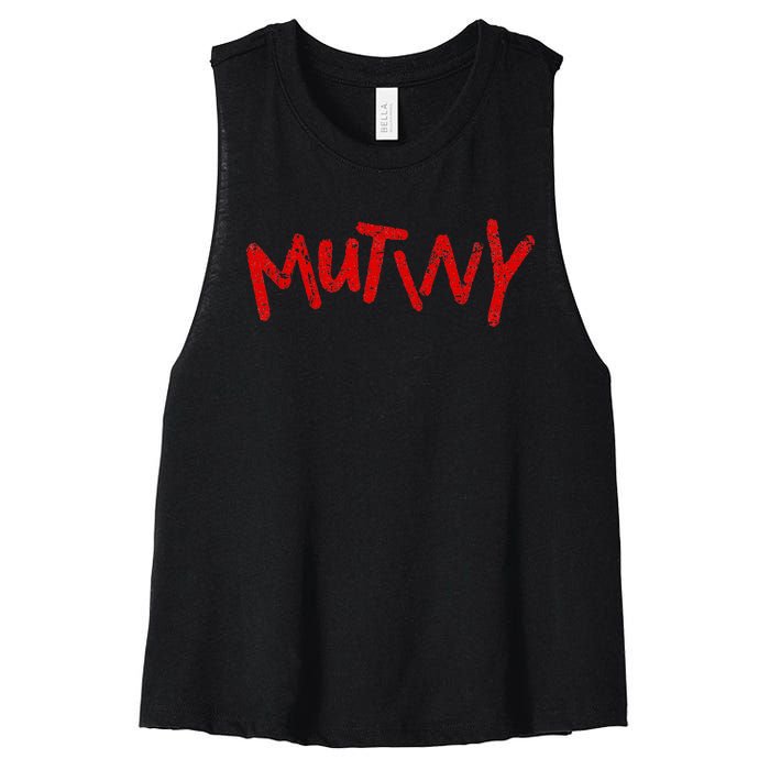 Halt And Catch Fire Mutiny Women's Racerback Cropped Tank