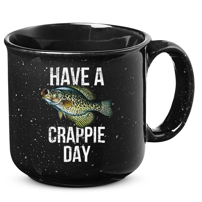 Have A Crappie Day Crappie Fishing 15oz Campfire Ceramic Mug