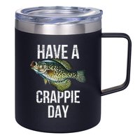 Have A Crappie Day Crappie Fishing 12oz Stainless Steel Coffee Mug