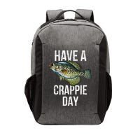 Have A Crappie Day Crappie Fishing Vector Backpack