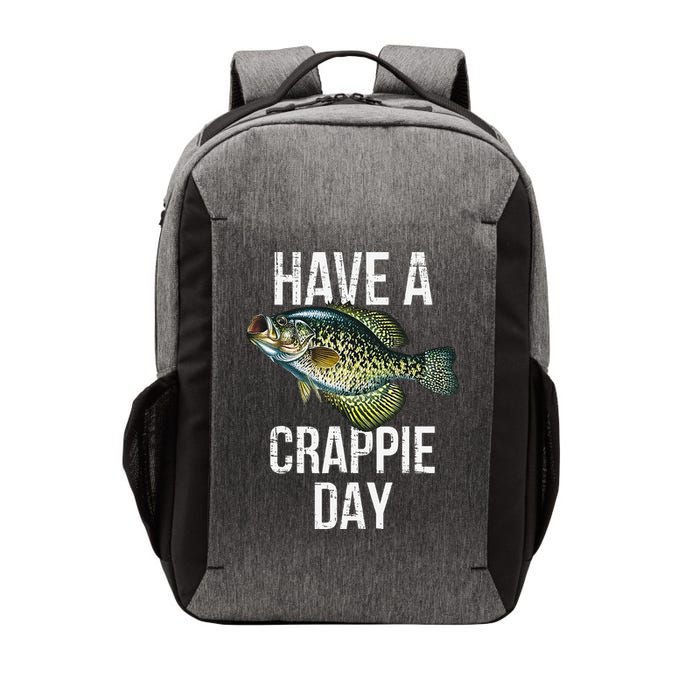 Have A Crappie Day Crappie Fishing Vector Backpack