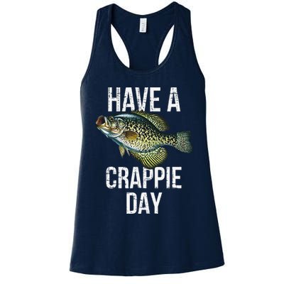 Have A Crappie Day Crappie Fishing Womens Tank Top